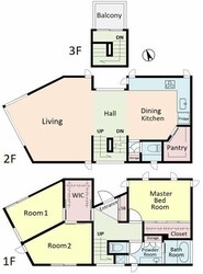 片瀬2丁目戸建の物件間取画像